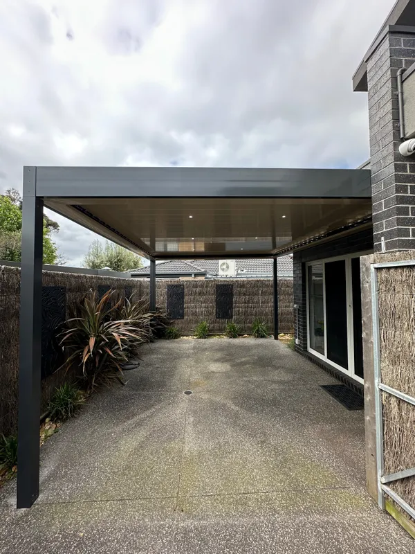 Finished Stratco Allure roofline