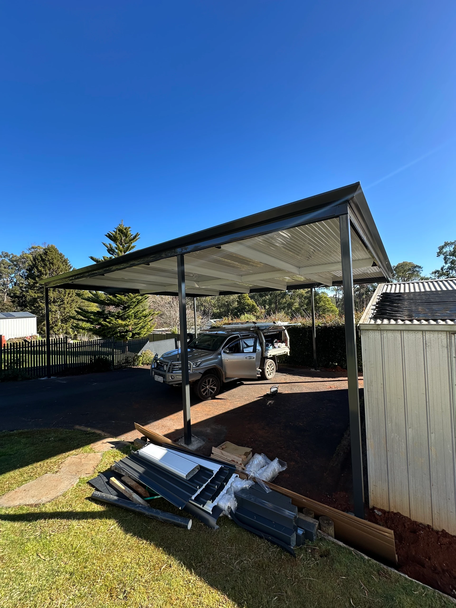 Stratco Outback Boat Carport