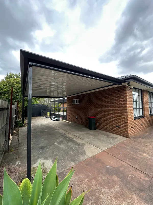 Stratco Outback carport side view